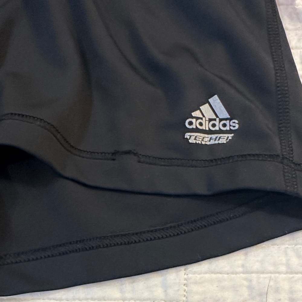 Adidas Medium Techfit Climalite Black Performance Shorts GUC - Picture 5 of 5
